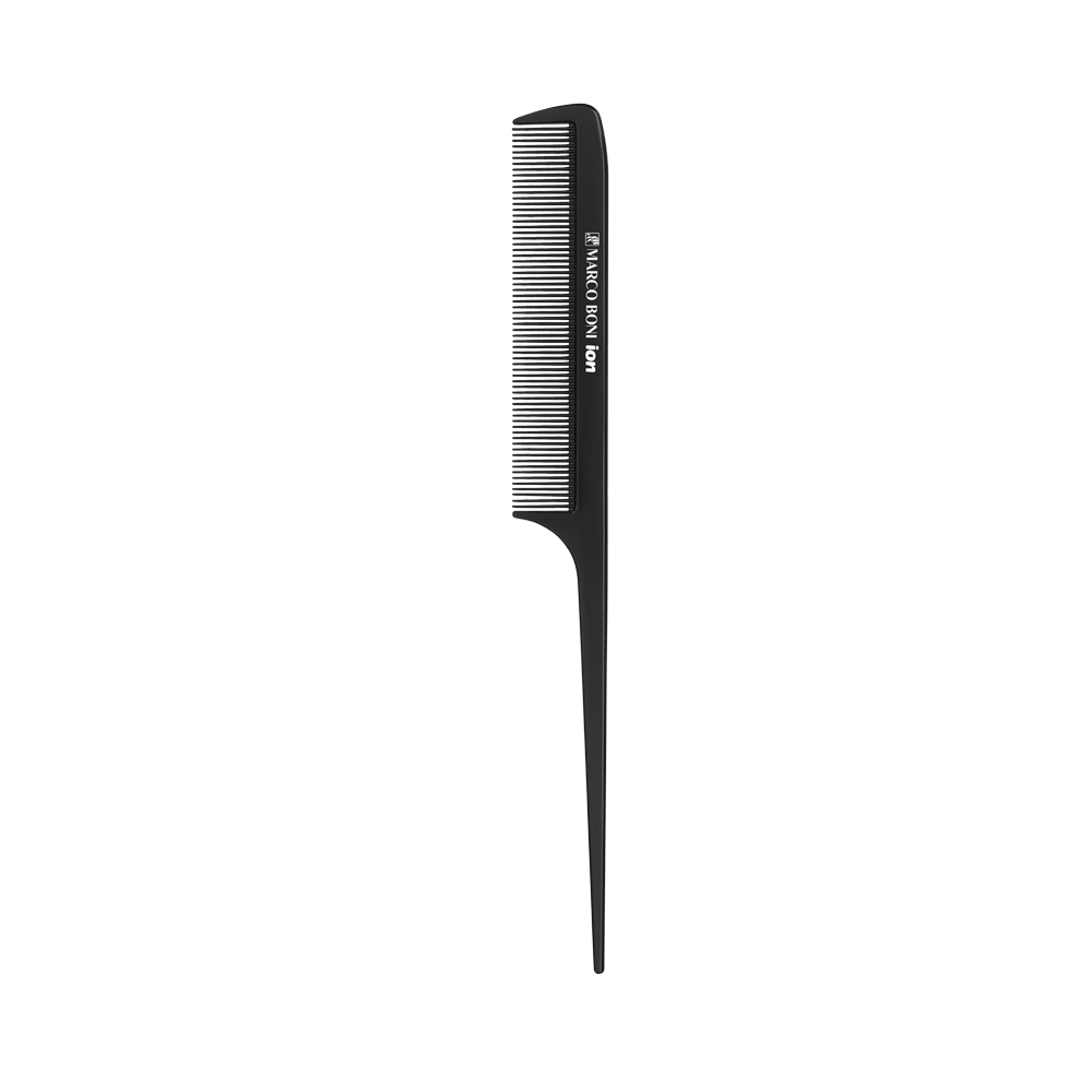 Professional Ionized Fine-Tooth Comb with Pointed Handle
