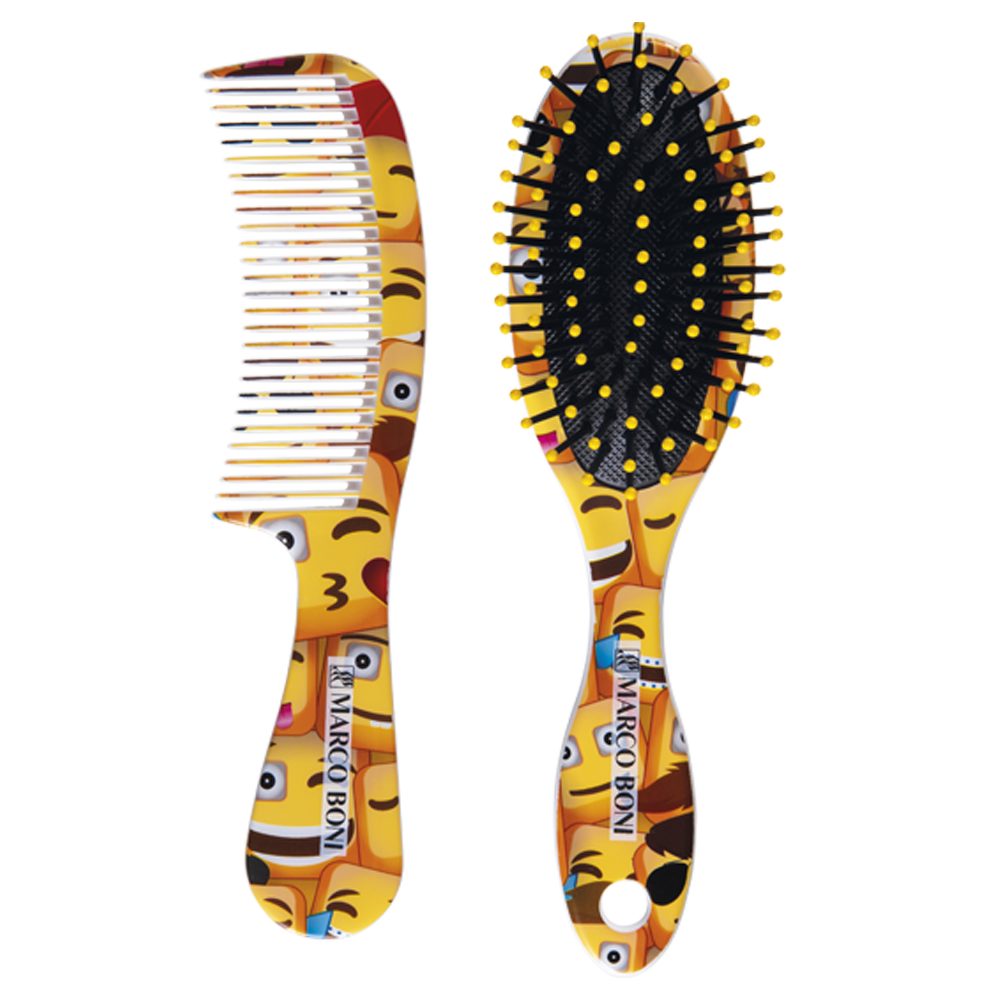Little Fun Line Hair Brush & Comb Kit