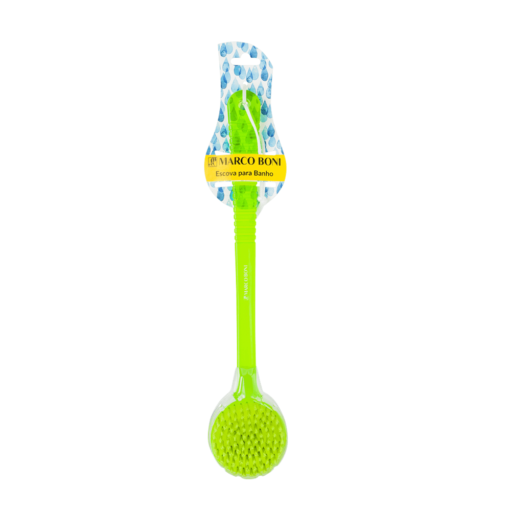 Bath Brush with Plastic Handle