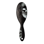 Men Line Skull Oval Hair Brush - Assorted Colors