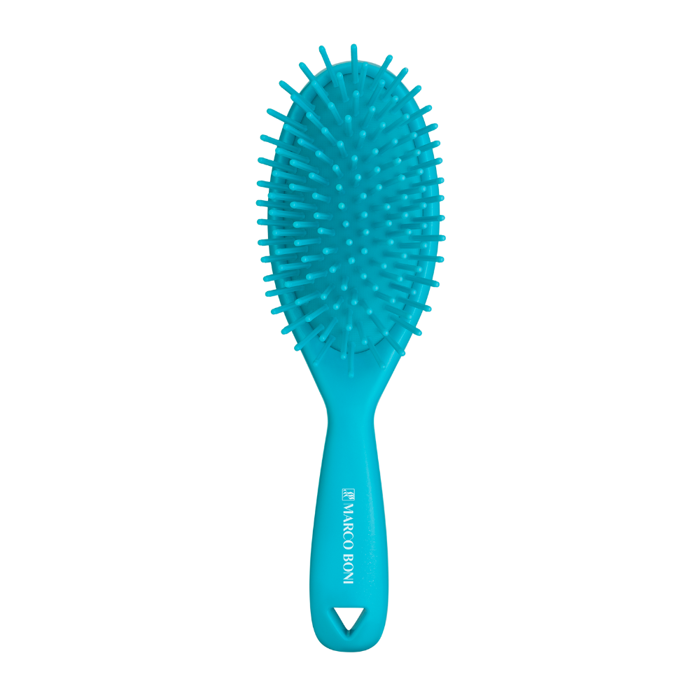 Color Cushioned Massaging Oval Daily Use Hair Brush