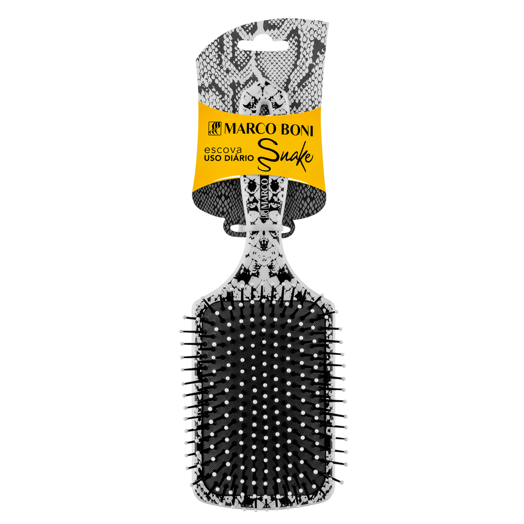 Snake Cushioned Paddle Hair Brush