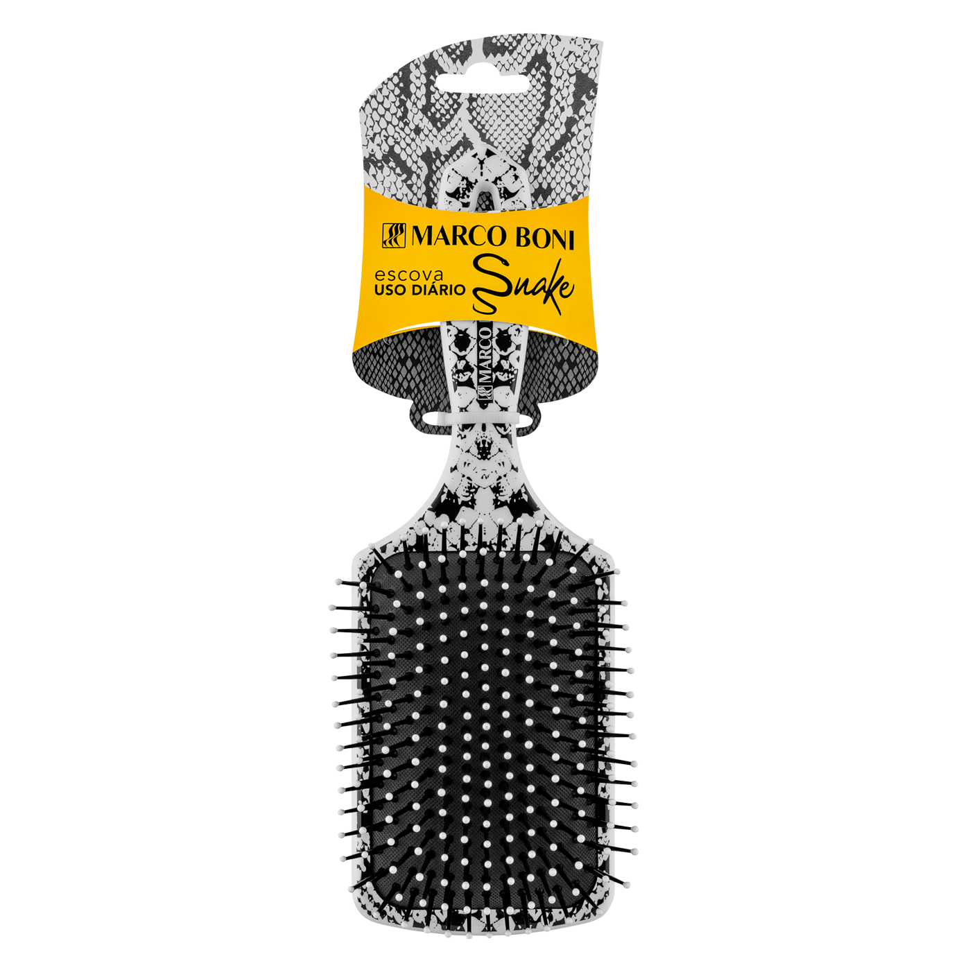 Snake Cushioned Paddle Hair Brush