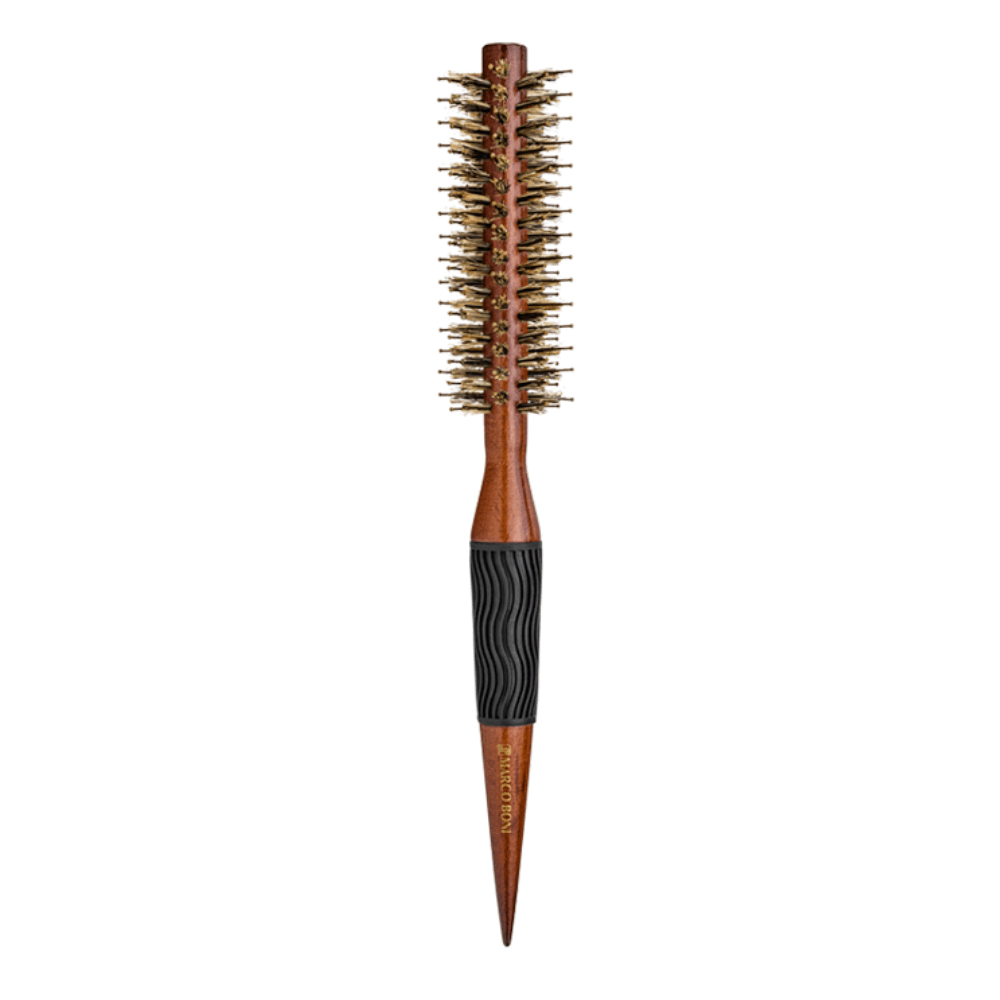 Professional Wooden Hair Brush with Pointed Handle Ø  12