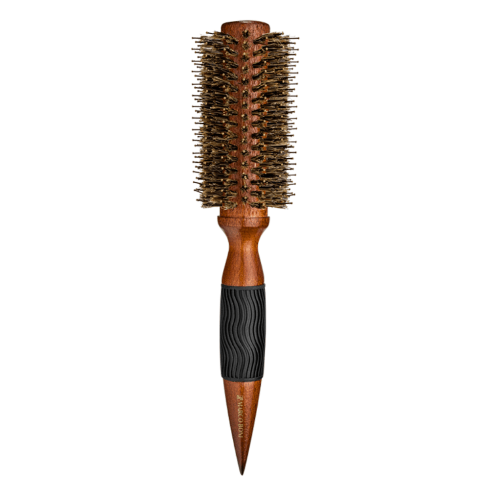 Professional Wooden Hair Brush with Pointed Handle Ø  28