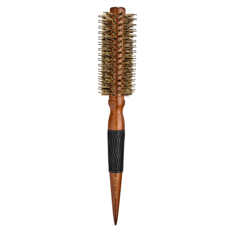 Professional Wooden Hair Brush with Pointed Handle Ø 19