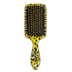 Animal Print Cushioned Paddle Hair Brush