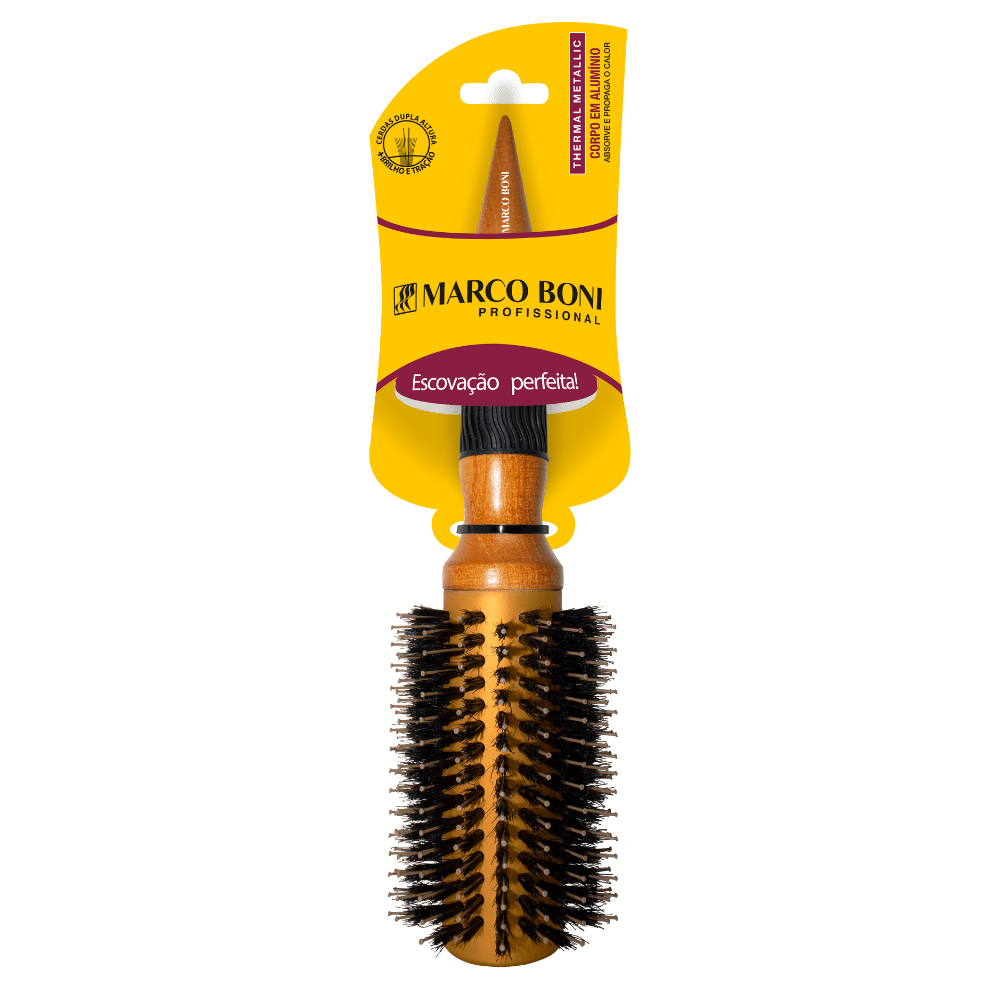 Professional Thermal Metal Hair Brush with Pointed Handle Ø  34