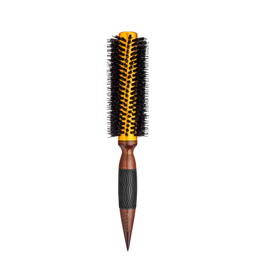 Professional Long-Body Hair Brush with Dual-Height Bristles