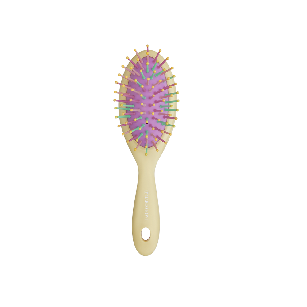Fun Colors Small Cushioned Oval Hair Brush