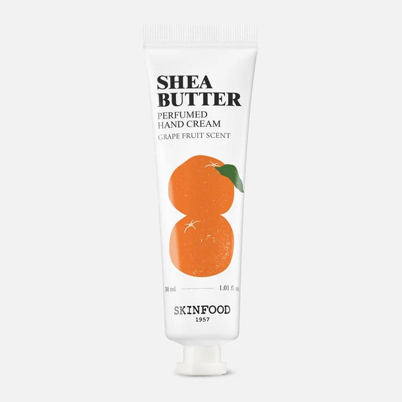 Skinfood Shea Butter Perfumed Hand Cream – krem duarsh i butë dhe aromatik me shea butter nga Bassko.