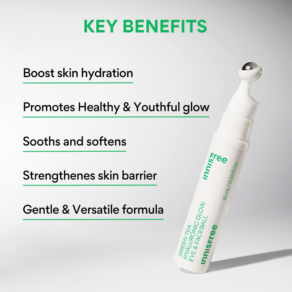 Bassko - Krem dhe Serum për sy & fytyrë me çaj jeshil dhe acid hialuronik