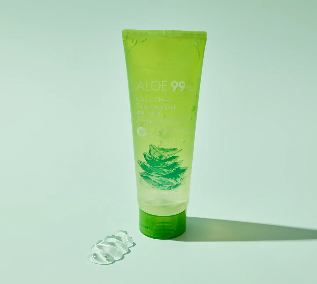 TONYMOLY Aloe Vera 99% Chok Chok Soothing Gel – xhel qetësues dhe freskues me aloe vera nga Bassko.