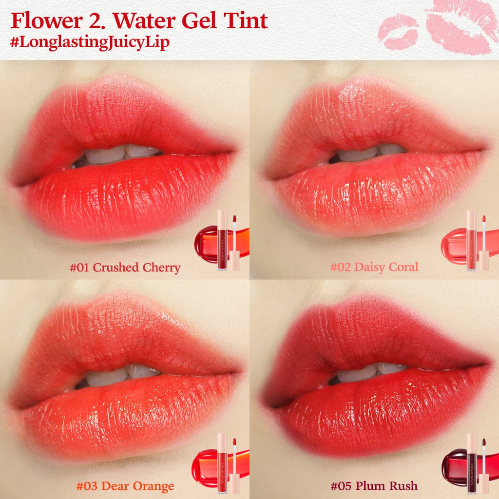 Nature Republic By Flower Water Gel Tint – lip tint me ngjyrë të freskët dhe hidratim natyral nga Bassko.