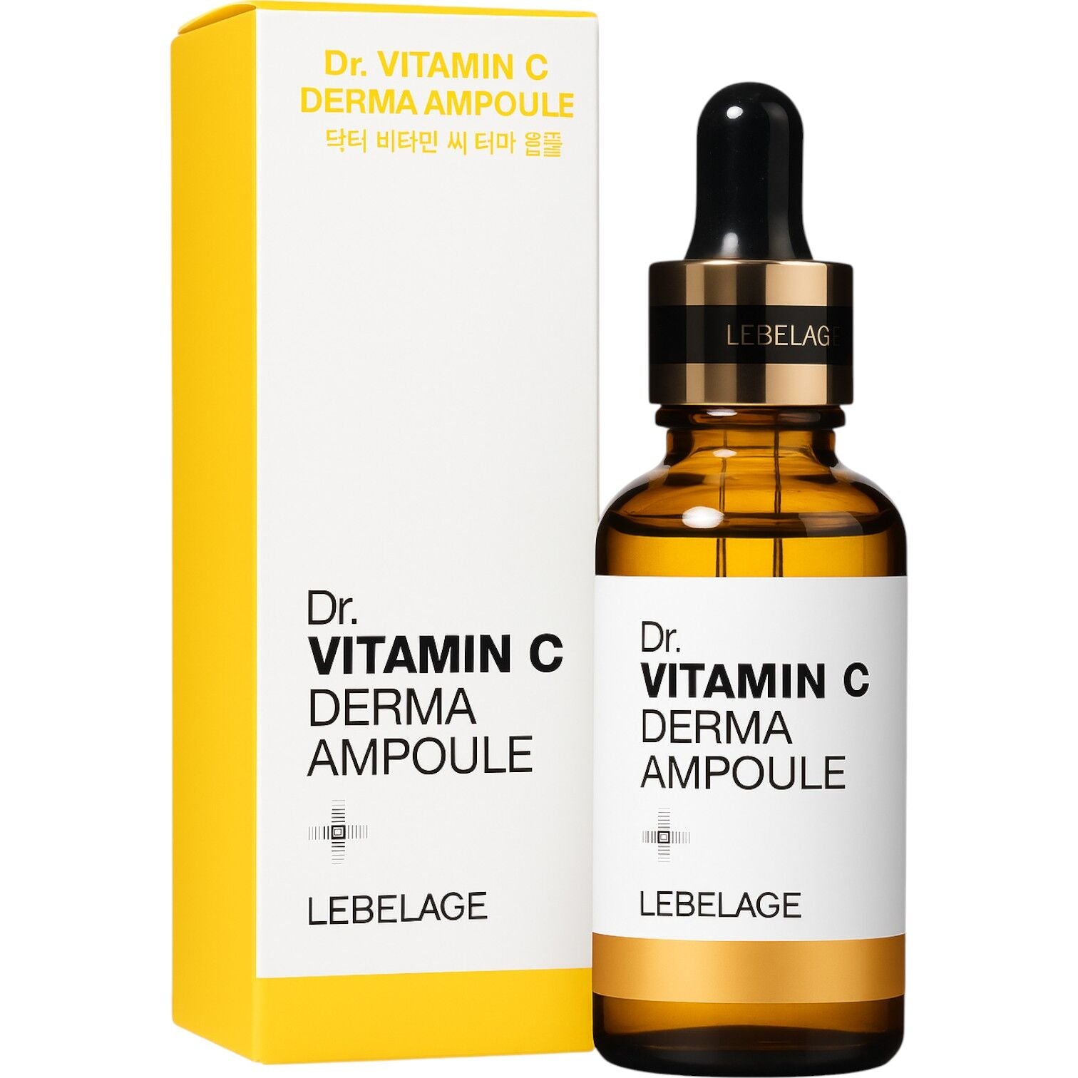 LEBELAGE Dr. Vitamin C Derma Ampoule – Brightening Vitamin C Ampoule for Glow, Dark Spots & Smoother-Looking Skin