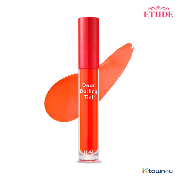 Etude Dear Darling Water Gel Tint nga BASSKO për buzë me ngjyrë të gjallë dhe shkëlqim natyral