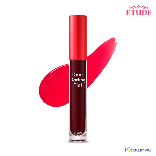 Etude Dear Darling Water Gel Tint nga BASSKO për buzë me ngjyrë të gjallë dhe shkëlqim natyral