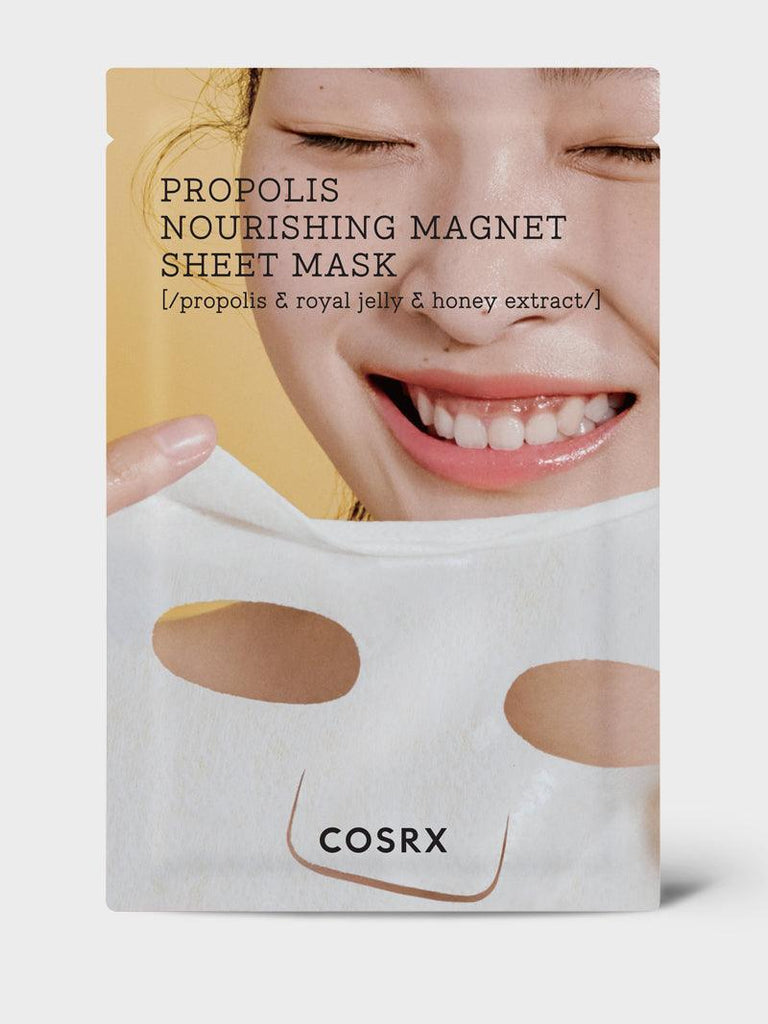 COSRX Full Fit Propolis Nourishing Magnet Sheet Mask nga BASSKO për ushqim dhe shkëlqim të lëkurës