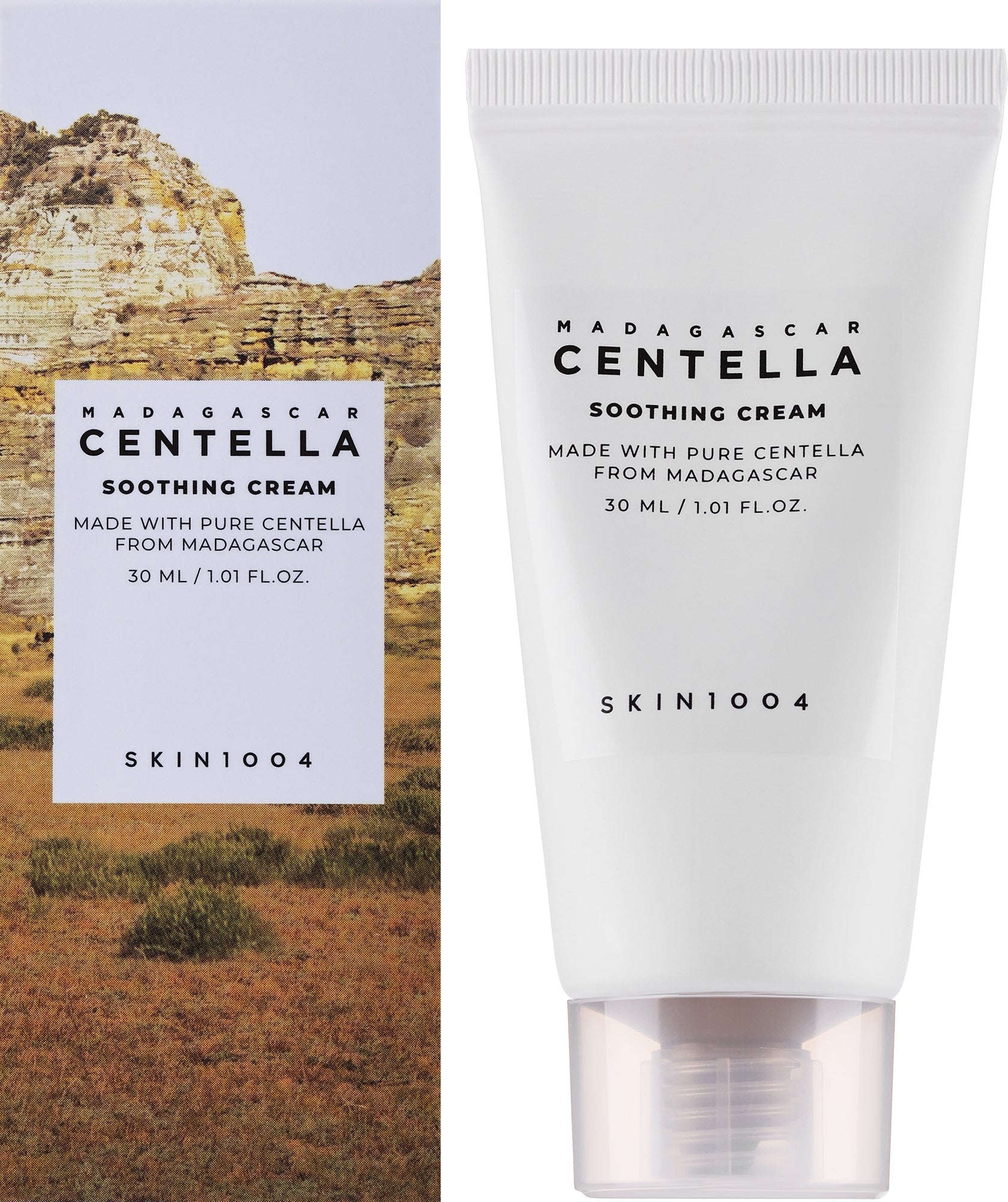 Skin1004 Madagascar Centella Cream – krem qetësues dhe hidratues për lëkurë të ndjeshme nga Bassko.