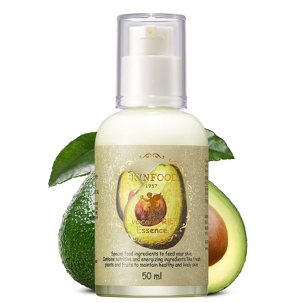 Skinfood Avocado Rich Essence – esencë ushqyese dhe hidratuese me avokado për lëkurë të shëndetshme nga Bassko.