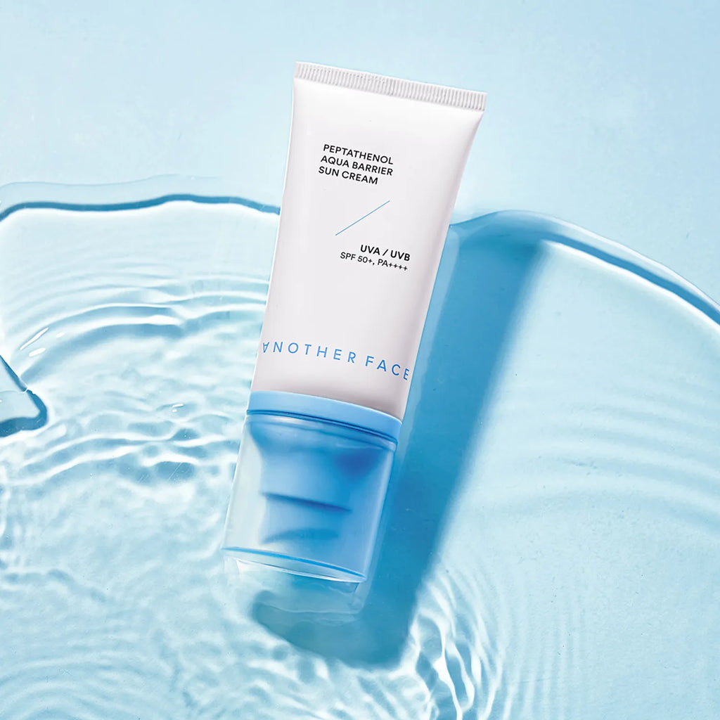 Another Face Peptathenol Aqua Barrier Sunscreen – krem dielli mbrojtës dhe hidratues për barrierë të fortë të lëkurës nga Bassko.