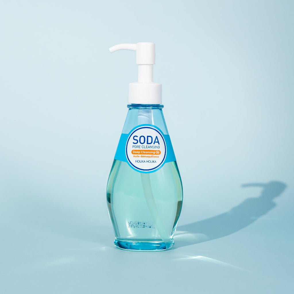 Holika Holika Soda Tok Tok Clean Pore Deep Cleansing Oil nga BASSKO për heqje efektive të makeup-it dhe pastrim të poreve