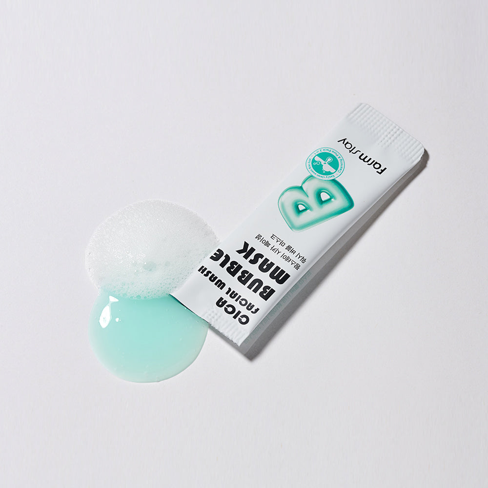 Farmstay Cica Facial Wash Bubble Mask – maskë me flluska pastruese dhe qetësuese për lëkurë të ndjeshme nga Bassko.