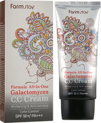 Farmstay Formula All-In-One Galactomyces CC Cream – krem CC multifunksional me galactomyces për mbulim natyral dhe kujdes të lëkurës nga Bassko.