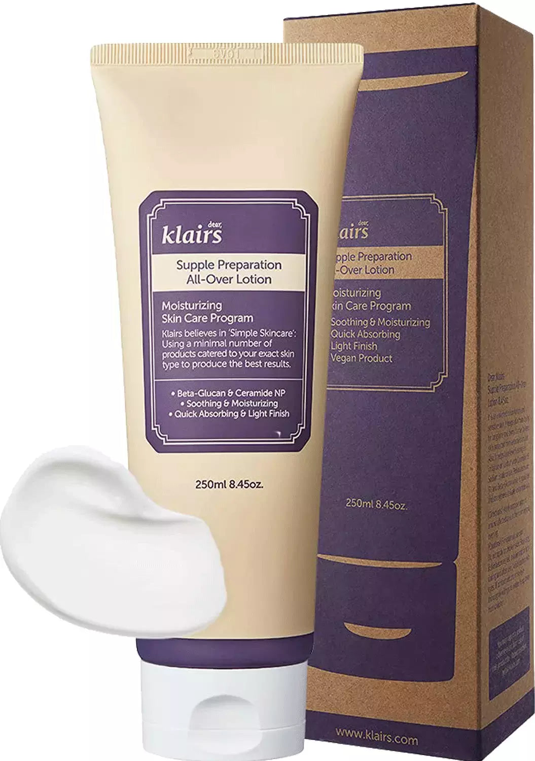 Dear, Klairs Supple Preparation All-Over Lotion nga BASSKO për hidratim dhe kujdes të përditshëm të lëkurës
