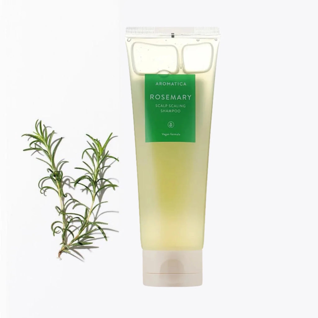 Shampo Aromatica Rosemary Scalp Scaling nga BASSKO – pastron thellë, stimulon skalpin dhe forcon shëndetin e flokëve.